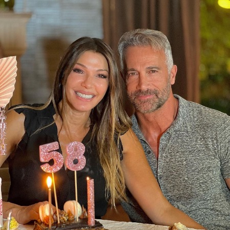 Catherine Fulop celebrated 58th birthday with husband Osvaldo Sabitini.